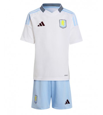 Aston Villa Segunda Equipación Niños 2024-25 Manga Corta (+ Pantalones cortos)